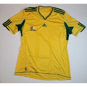 Adidas South Africa Soccer Jersey‎ Mens XL. 09' Futbal Shirt Yellow Kit.
